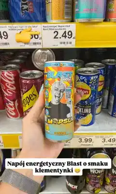 Dino Napój energetyczny Blast Boost Mopsu Clementine oferta