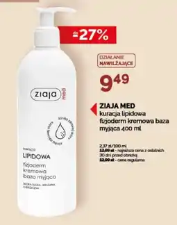 Ziko Dermo Ziaja Med Kuracja Lipidowa Fizoderm Kremowa Baza Myjąca oferta