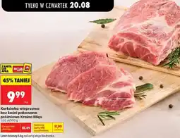 Biedronka Karkówka wieprzowa bez kości pakowana próżniowo Kraina Mięs oferta