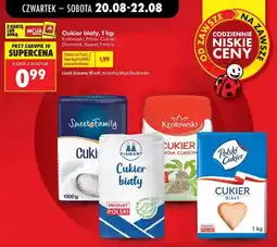 Biedronka Cukier biały 1 kg (Królewski, Polski Cukier, Diamant, Sweet Family) oferta