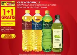 Biedronka Olej Wyborny 1 l (rzepakowy, słonecznikowy, z pestek winogron, z oliwą z oliwek) oferta