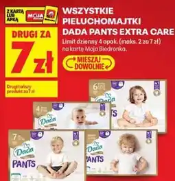 Biedronka Wszystkie pieluchomajtki Dada Pants Extra Care oferta