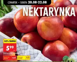Biedronka Nektarynka na wagę oferta