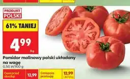 Biedronka Pomidor malinowy polski układany na wagę oferta