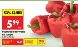 Biedronka Papryka czerwona na wagę oferta