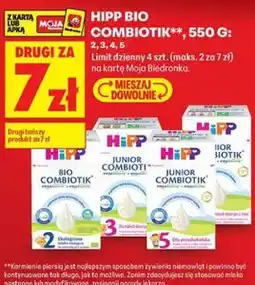 Biedronka Mleko modyfikowane Hipp Bio Combiotik oferta