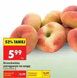 Biedronka Brzoskwinia paraguayo na wagę oferta