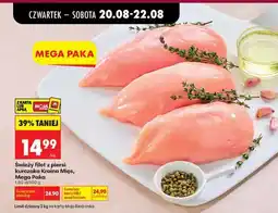 Biedronka Świeży filet z piersi kurczaka Kraina Mięs, Mega Paka oferta