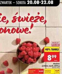 Biedronka Malina polska, opak oferta