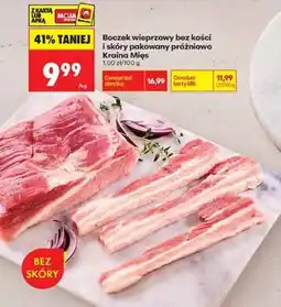 Biedronka Boczek wieprzowy bez kości i skóry Kraina Mięs oferta