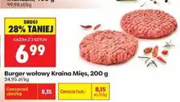 Biedronka Burger wołowy Kraina Mięs oferta