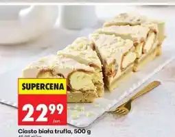 Biedronka Ciasto biała trufla oferta