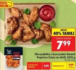 Biedronka Skrzydełka z kurczaka Sweet Paprica Czas na Grill oferta
