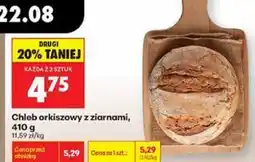 Biedronka Chleb orkiszowy z ziarnami oferta