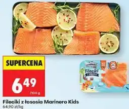 Biedronka Fileciki z łososia Marinero Kids oferta