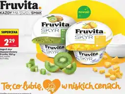 Biedronka Jogurt skyr dwuwarstwowy Fruvita oferta