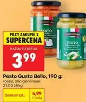 Biedronka Pesto Gusto Bello, 190 g: rosso, alla genovese oferta