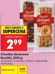 Biedronka Ciastka deserowe Bonitki oferta