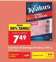 Biedronka Szynka od Szwagra Krakus oferta