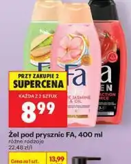 Biedronka Żel pod prysznic FA oferta