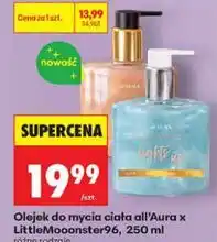 Biedronka Olejek do mycia ciała all'Aura x LittleMooonster96 oferta