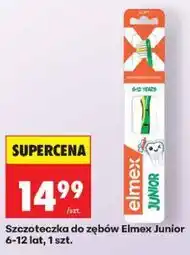 Biedronka Szczoteczka do zębów Elmex Junior 6-12 lat oferta
