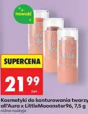 Biedronka Kosmetyki do konturowania twarzy all'Aura x LittleMooonster96 oferta