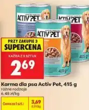 Biedronka Karma dla psa Activ Pet oferta