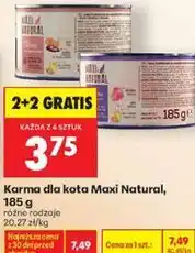 Biedronka Karma dla kota Maxi Natural oferta