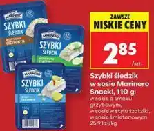 Biedronka Szybki śledzik w sosie Marinero Snack! oferta
