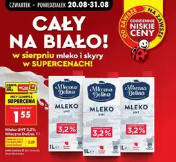 Biedronka Mleko UHT 3,2% Mleczna Dolina oferta