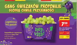 Biedronka Winogrono bio bezpestkowe Hey, vita! oferta