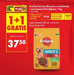 Biedronka Sucha karma dla psa Pedigree z wołowiną i warzywami oferta