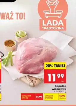 Biedronka Łopatka wieprzowa oferta