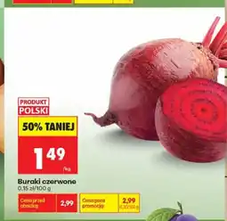 Biedronka Buraki czerwone na wagę oferta