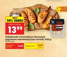 Biedronka Polędwiczki z kurczaka w marynacie jogurtowo-morelowej Czas na Grill oferta
