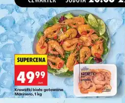 Biedronka Krewetki białe gotowane Marinero oferta