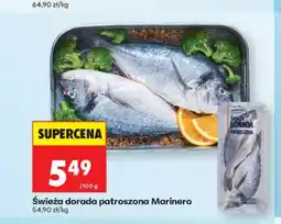 Biedronka Świeża dorada patroszona Marinero oferta
