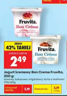 Biedronka Jogurt kremowy Bon Creme Fruvita kawowy oferta