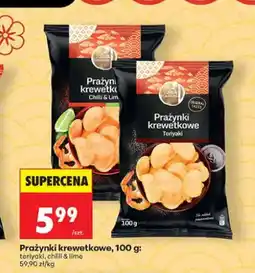Biedronka Prażynki krewetkowe chilli & lime Asia Flavours oferta