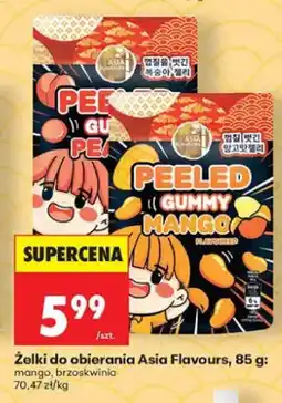 Biedronka Żelki do obierania o smaku brzoskwiniowym Asia Flavours oferta