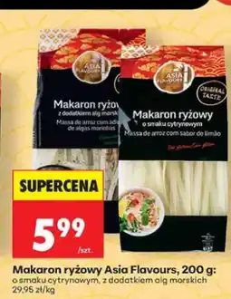 Biedronka Makaron ryżowy o smaku cytrynowym Asia Flavours oferta