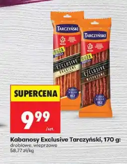 Biedronka Kabanosy Exclusive Tarczyński wieprzowe oferta