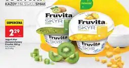 Biedronka Jogurt skyr dwuwarstwowy Fruvita kiwi oferta