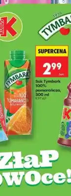 Biedronka Sok Tymbark pomarańcza 100% oferta