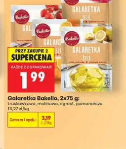 Biedronka Galaretka truskawkowa Bakello 2-pak oferta