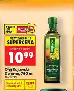 Biedronka Olej rzepakowy Kujawski 3 ziarna oferta