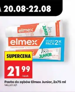 Biedronka Pasta do zębów Elmex Junior 2-pak oferta