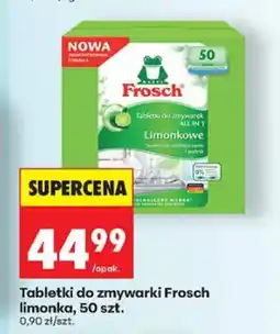 Biedronka Tabletki do zmywarki Frosch limonka oferta
