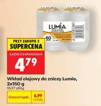 Biedronka Wkład olejowy do zniczy Lumia 2-pak oferta